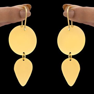 EYRA Earrings Anti-Tarnish Premium Brass High-Fashion Geometrical Danglers