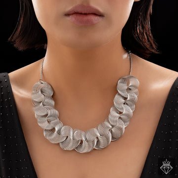 EYRA Necklace Anti-Tarnish Silver Spring