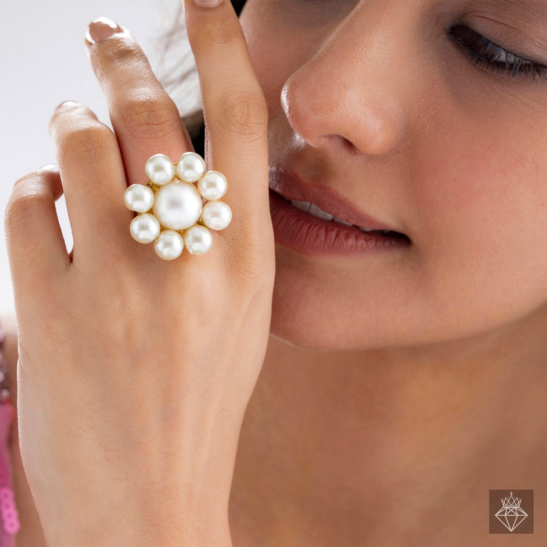 EYRA Ring Oceanic Pearl (Adjustable Size)