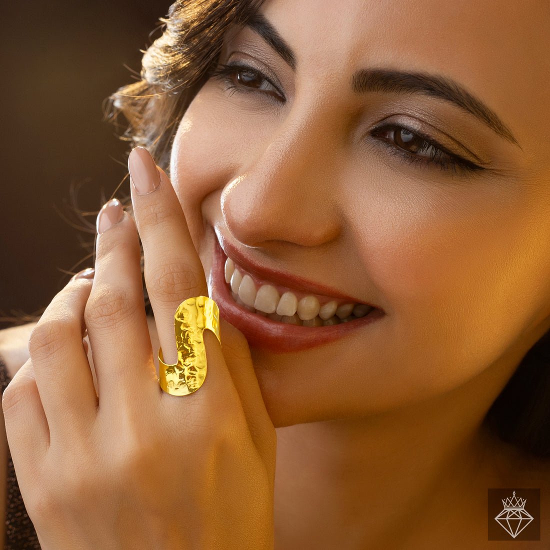 EYRA Ring Anti-Tarnish Wavy (Adjustable Size)