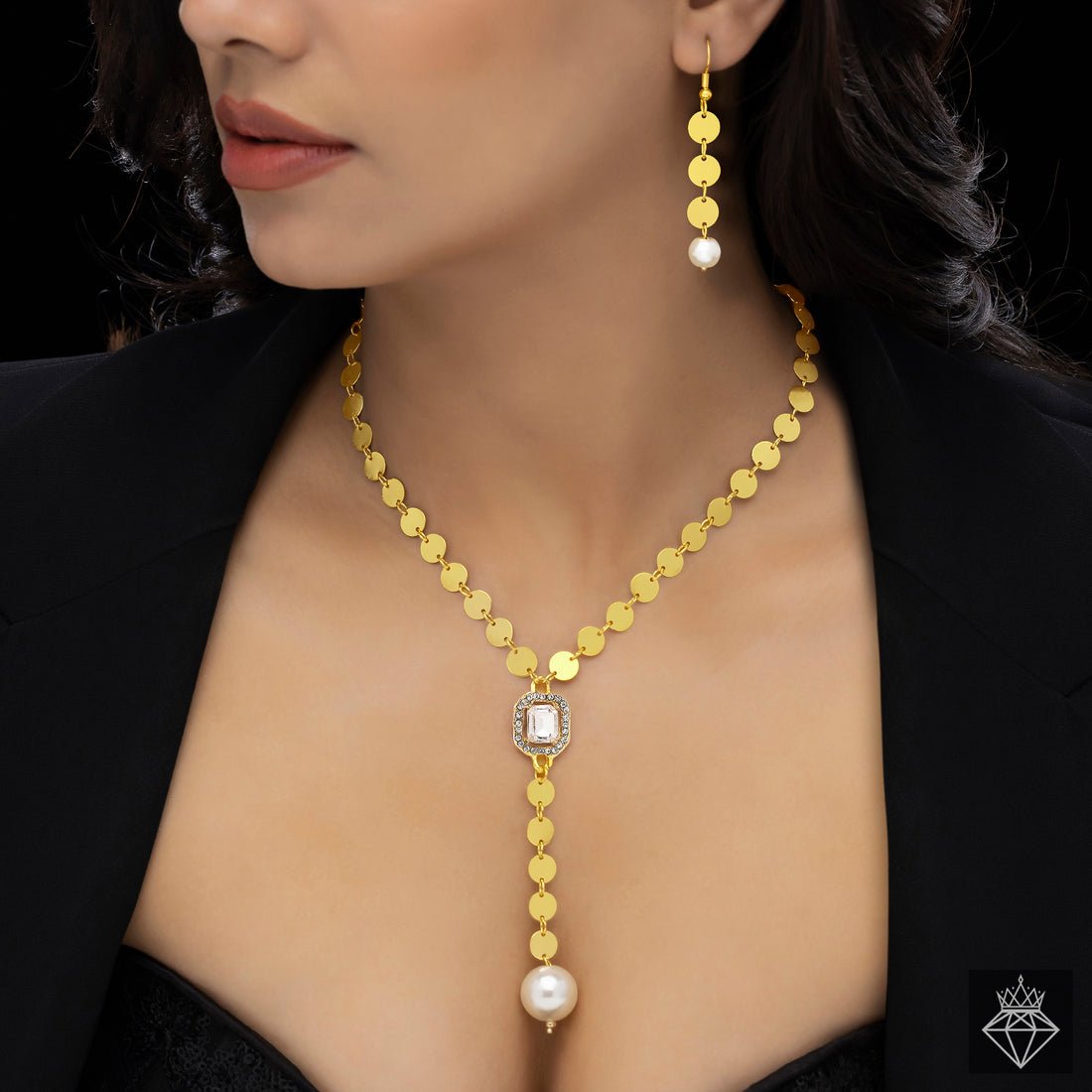 EYRA Necklace Anti-Tarnish Set With Earrings
