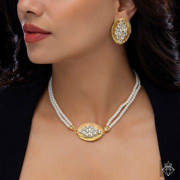 EYRA Necklace Anti-Tarnish Set With Earrings