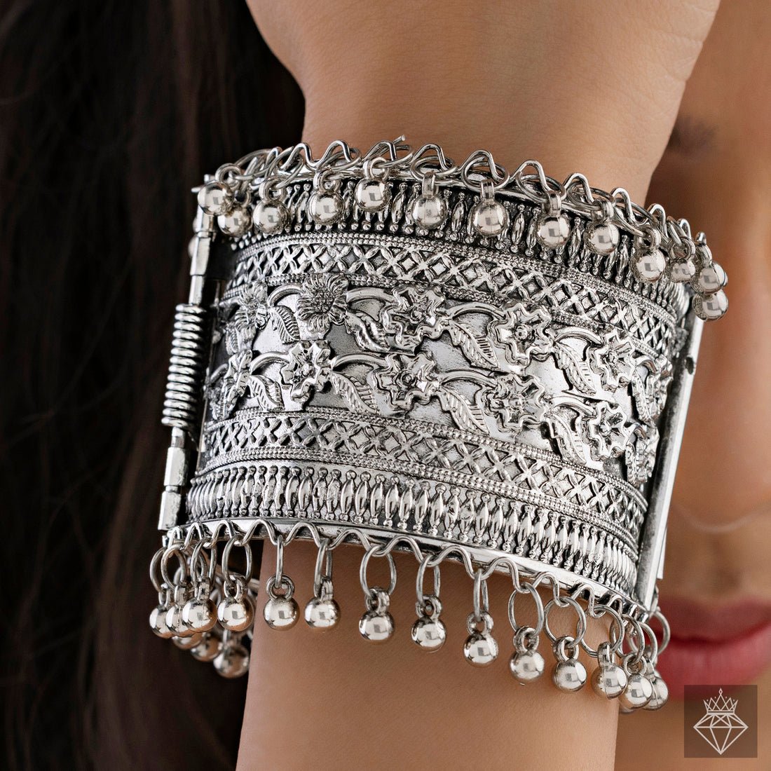 EYRA Bracelet Anti-Tarnish Oxidised Silver Celestial Armament