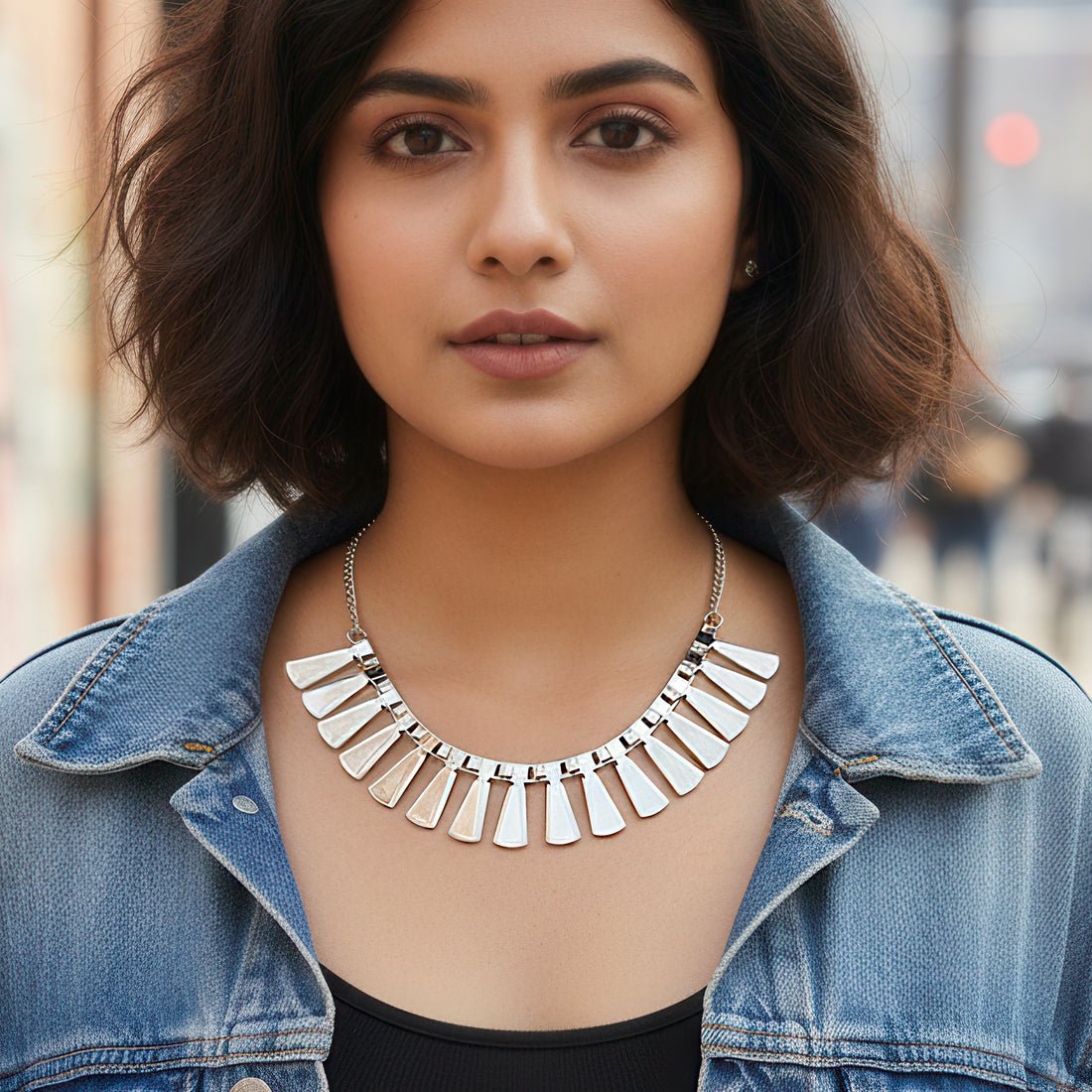 EYRA Necklace Anti-Tarnish Tribal Statement