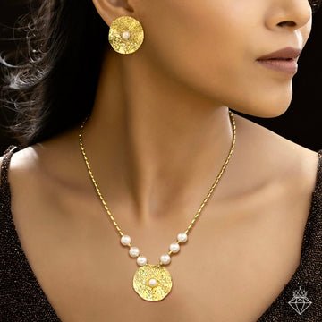 EYRA Necklace Anti-Tarnish Set With Earrings