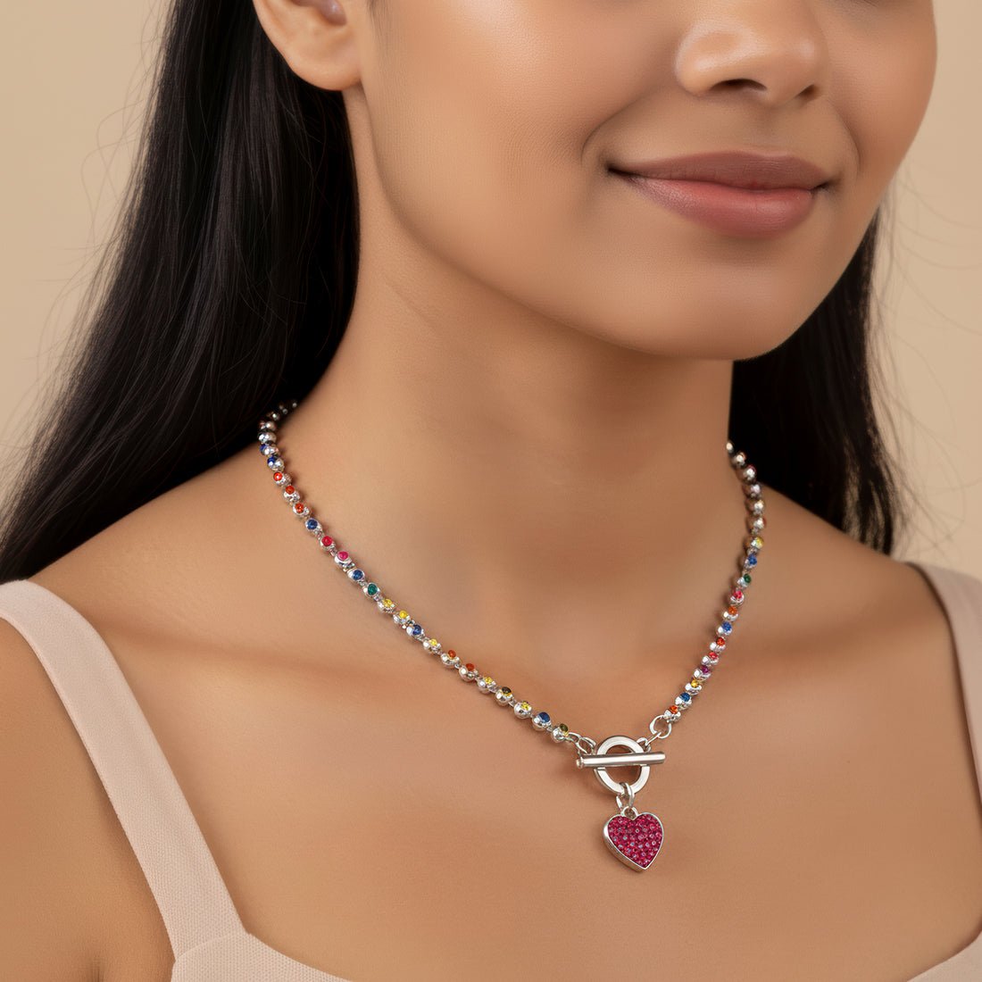 EYRA Necklace Anti-Tarnish AD-Studded Charm