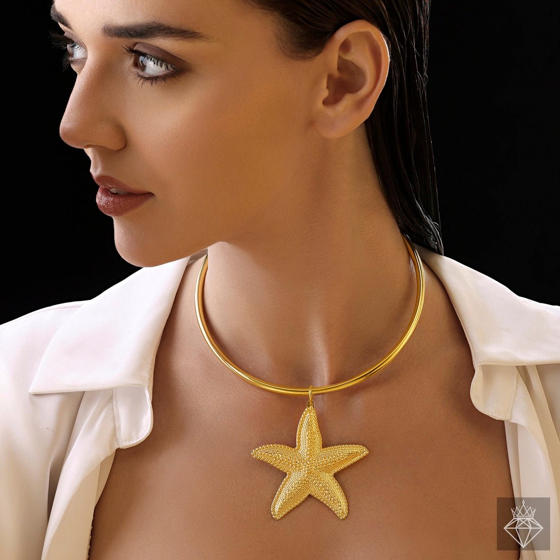EYRA Necklace Anti-Tarnish Gold Plated Star Hasli
