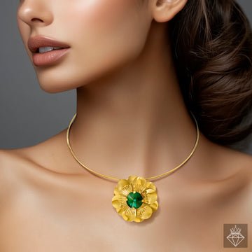 EYRA Necklace Anti-Tarnish Daffodil Hasli