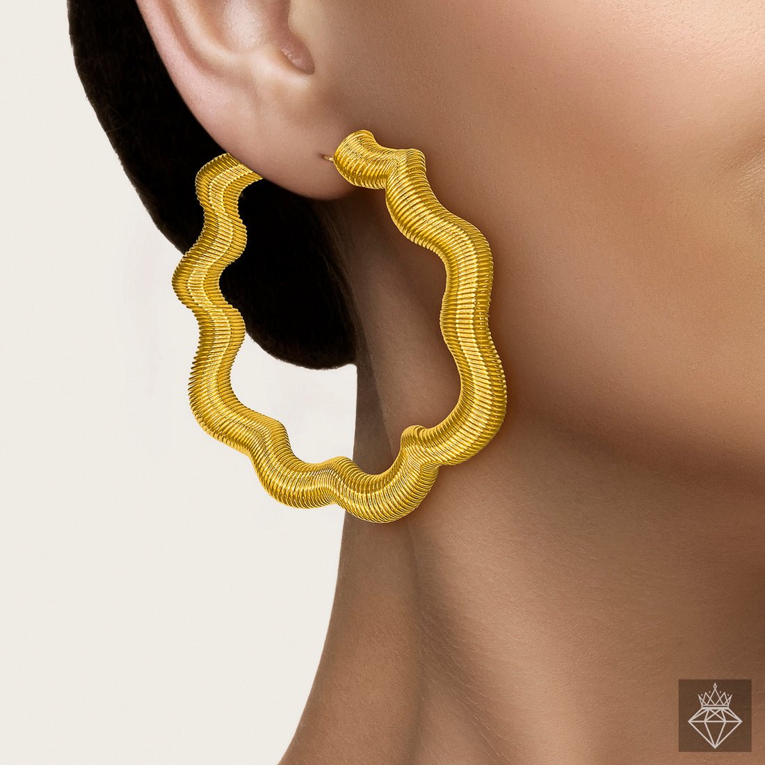 EYRA Necklace Anti-Tarnish Spring Set With Earrings