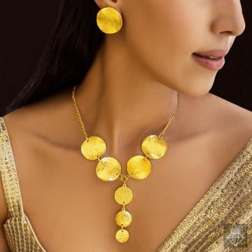 EYRA Necklace Anti-Tarnish Set With Earrings