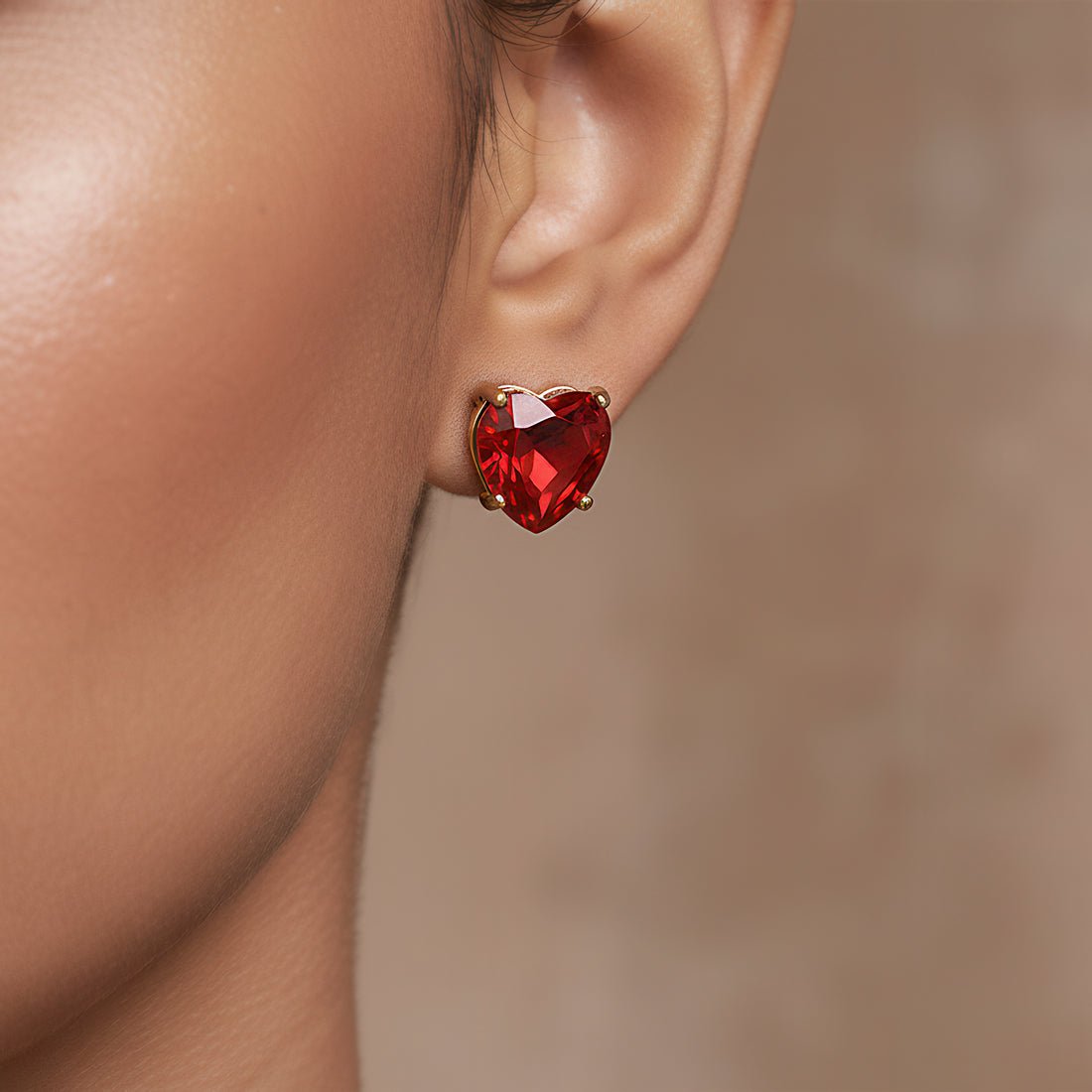 EYRA Necklace Anti-Tarnish Solitaire Set With Earrings