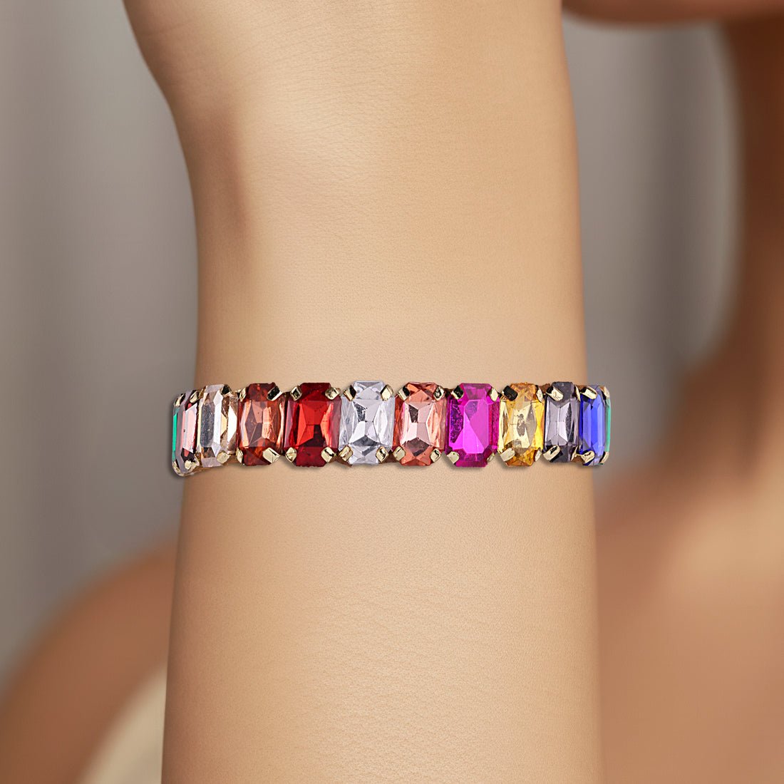EYRA Bracelet Anti-Tarnish Multicolor Crystal